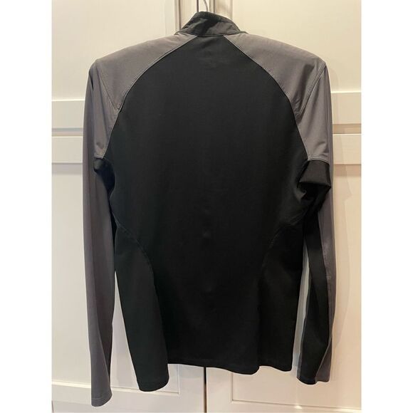 Arcteryx Womens 1/2 Zip Pullover Lightweight Base Layer Black Grey Sz M - Picture 2 of 7